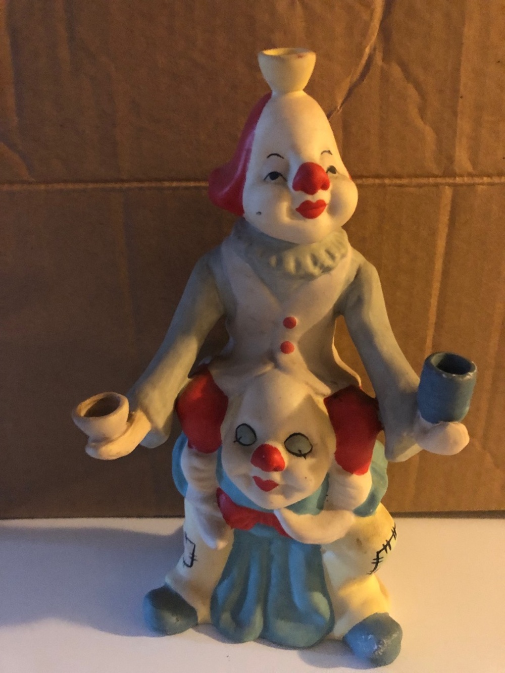 Vintage clown decor